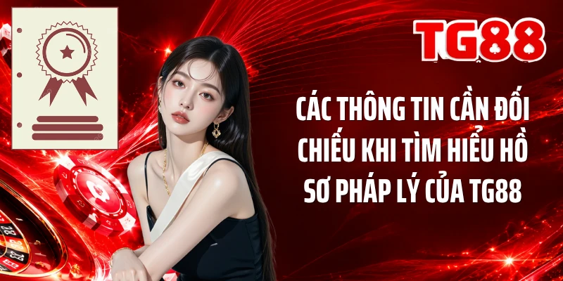 Các thông tin cần đối chiếu khi tìm hiểu hồ sơ pháp lý của TG88
