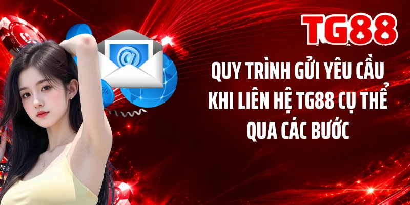 Quy trình gửi yêu cầu khi liên hệ TG88 cụ thể qua các bước
