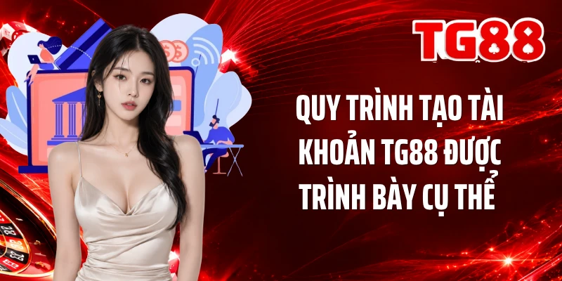 Quy trình tạo tài khoản TG88 được trình bày cụ thể 