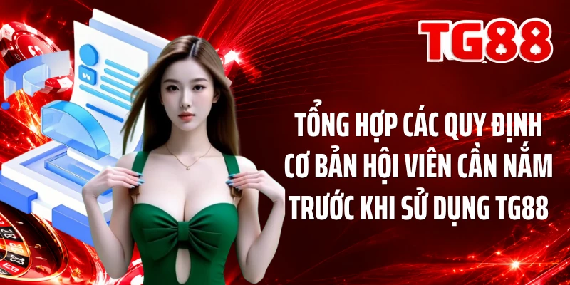 Tổng hợp các quy định cơ bản hội viên cần nắm trước khi sử dụng TG88